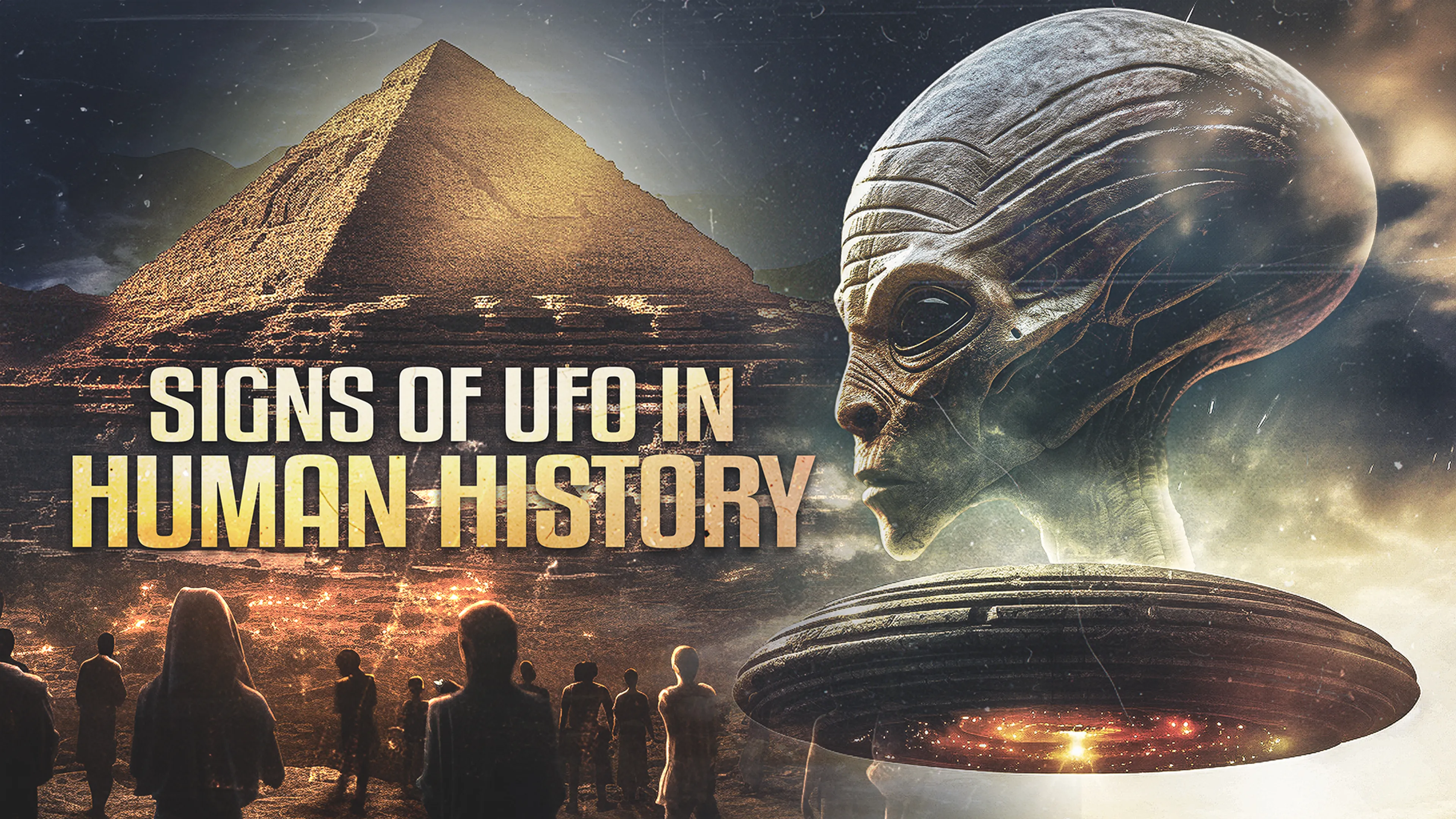 Signs of UFO in Human History poster